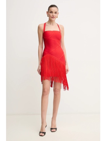 φόρεμα herve leger josephine χρώμα κόκκινο, fri8513807
