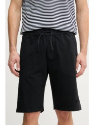 σορτς paul&shark χρώμα: μαύρο, 25411856 47% lyocell, 46% βαμβάκι, 7% ελαστάν