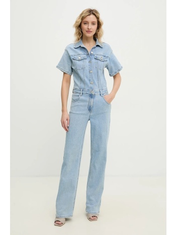 ολόσωμη φόρμα τζιν answear.lab χρώμα μπλε 70% βαμβάκι, 28%