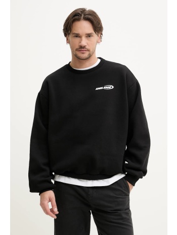 μπλούζα karl kani χρώμα μαύρο, 60200036 65% βαμβάκι, 35%