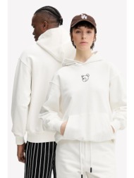 βαμβακερή μπλούζα inbetweeners χρώμα: μπεζ, με κουκούλα, s5twuahs024 100% βαμβάκι