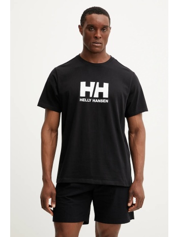 βαμβακερό μπλουζάκι helly hansen hh logo ανδρικό, χρώμα