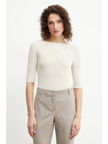 μπλουζάκι max&co. χρώμα μπεζ, 2516361043200 κύριο υλικό