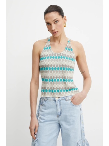 top fracomina χρώμα μπεζ, fs25st4005k414f8 76% βισκόζη