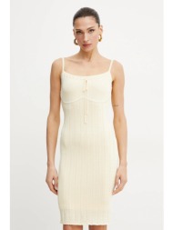 φόρεμα guess reina χρώμα: μπεζ, w5gk67 z3nx0 κύριο υλικό: 86% βισκόζη, 14% πολυαμίδιο
φόδρα: 91% πολ