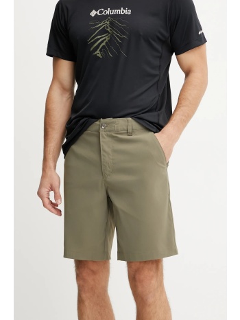 σορτς εξωτερικού χώρου columbia tech trail χρώμα πράσινο
