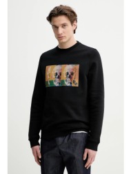 μπλούζα ps paul smith χρώμα: μαύρο, m2r.191z.pp4699 88% βαμβάκι, 12% πολυεστέρας