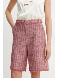 σορτς marciano guess claudia χρώμα: ροζ, 5ggd33 7302a κύριο υλικό: 73% βαμβάκι, 12% ακρυλικό, 9% πολ