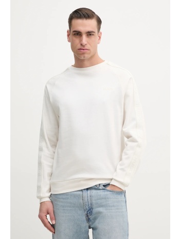 βαμβακερό φούτερ hugo χρώμα μπεζ, 50540909 κύριο υλικό