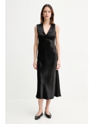 φόρεμα mm χρώμα: μαύρο, 2516221048600 100% oξικό άλας