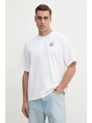 βαμβακερό μπλουζάκι g-star ανδρικό, χρώμα: άσπρο, d25975-c784 100% οργανικό βαμβάκι