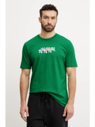 βαμβακερό μπλουζάκι adidas originals q12 ts roller ανδρικό, χρώμα: πράσινο, jp4493 κύριο υλικό: 100%