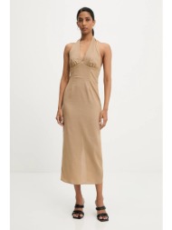 φόρεμα με λινό ...