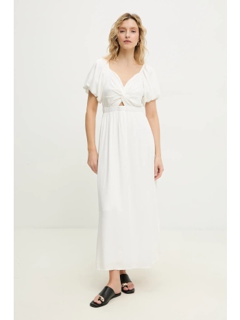 φόρεμα answear.lab χρώμα άσπρο 100% βισκόζη