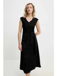 φόρεμα answear.lab χρώμα: μαύρο 49% πολυεστέρας, 44% βισκόζη, 7% ελαστάν