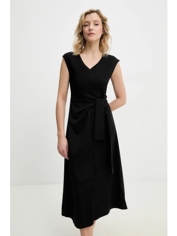 φόρεμα answear.lab χρώμα μαύρο 49% πολυεστέρας, 44%