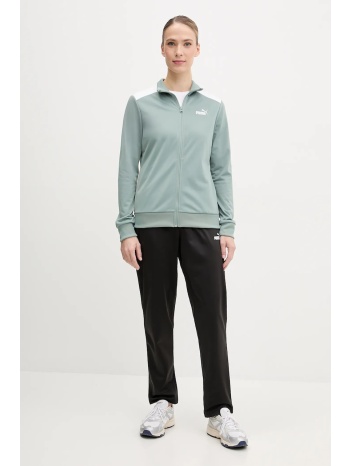 φόρμα puma χρώμα πράσινο, 685075 κύριο υλικό 100%