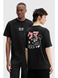 βαμβακερό μπλουζάκι inbetweeners χρώμα: μαύρο, s5twuath036 100% βαμβάκι