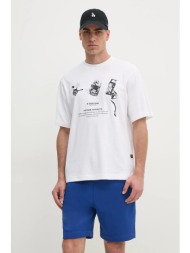 βαμβακερό μπλουζάκι g-star ανδρικό, χρώμα: άσπρο, d25978-c336 100% οργανικό βαμβάκι