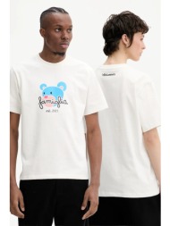 βαμβακερό μπλουζάκι inbetweeners χρώμα: μπεζ, s5twuath043 100% βαμβάκι