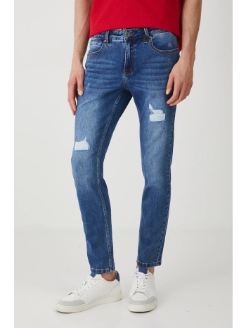 τζιν παντελόνι medicine χρώμα μπλε κύριο υλικό 92%