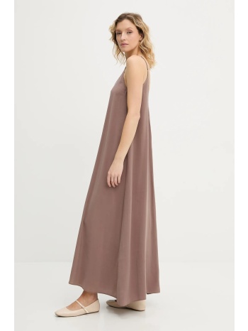 φόρεμα answear.lab χρώμα καφέ 84% modal, 16% πολυεστέρας