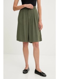 σορτς από λινό answear.lab χρώμα: πράσινο 100% λινό