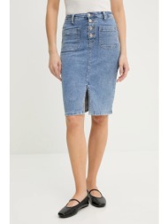 τζιν φούστα answear.lab χρώμα: μπλε 70% βαμβάκι, 28% πολυεστέρας, 2% ελαστάν