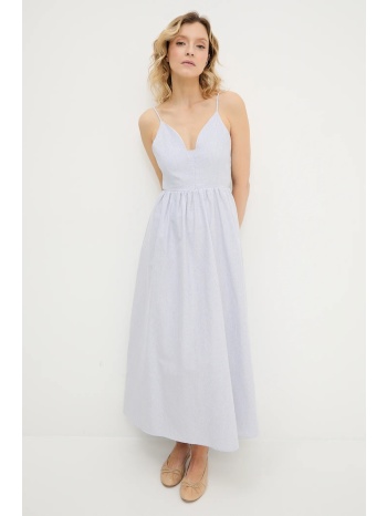 φόρεμα answear.lab χρώμα μπλε 50% πολυεστέρας, 50% βαμβάκι
