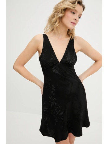 φόρεμα answear.lab χρώμα μαύρο 100% βισκόζη