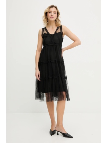 φόρεμα answear.lab χρώμα μαύρο 100% πολυεστέρας