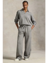 παντελόνι φόρμας polo ralph lauren χρώμα: γκρι, 211977959 83% βαμβάκι, 17% πολυεστέρας