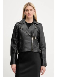 δερμάτινo jacket michael michael kors χρώμα: μαύρο, mt520ie8rk κύριο υλικό: 100% δέρμα αρνιού
φόδρα: