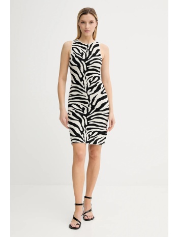 φόρεμα gestuz χρώμα μαύρο, 10910342 55% βισκόζη, 24%