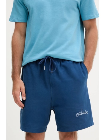 σορτς calvin klein jeans χρώμα ναυτικό μπλε, lv04rc224g