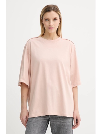 βαμβακερό μπλουζάκι gestuz χρώμα πορτοκαλί, 10910395 100%