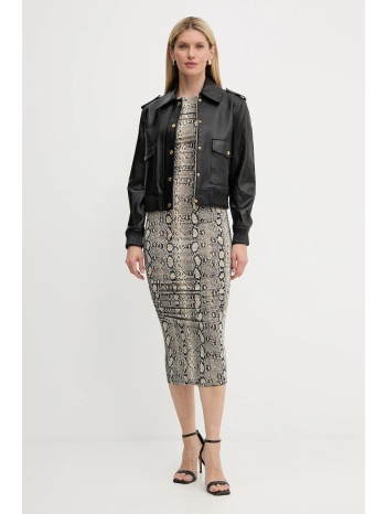 φόρεμα michael michael kors χρώμα μπεζ, mt58319hmc 86%