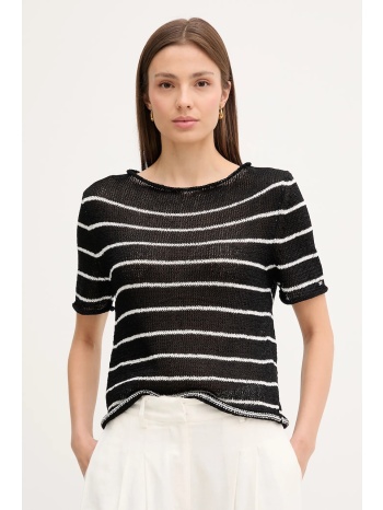 μπλουζάκι tommy hilfiger χρώμα μαύρο, ww0ww46522 70%