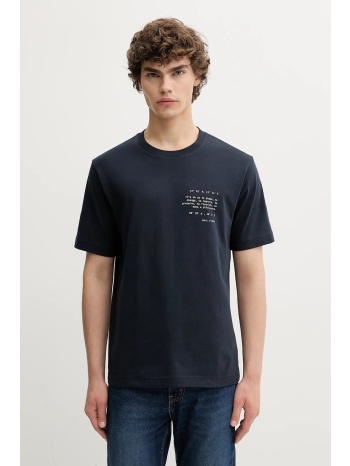 βαμβακερό μπλουζάκι marc o`polo ανδρικό, χρώμα ναυτικό