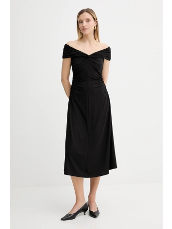 φόρεμα michael michael kors χρώμα μαύρο, mt5831dh69 86%