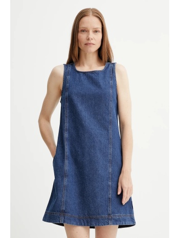 φόρεμα τζιν marc o`polo χρώμα ναυτικό μπλε, 5000006366