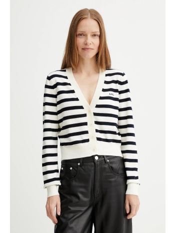 βαμβακερή ζακέτα a.p.c. cardigan gaelle γυναικεία, χρώμα