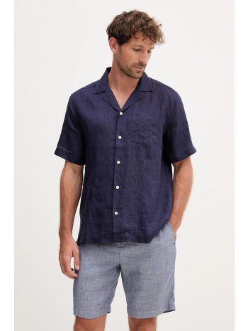 πουκάμισο από λινό frescobol carioca ανδρικό, χρώμα