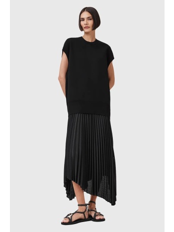 φόρεμα και πουλόβερ allsaints leia χρώμα μαύρο, w172dc 53%