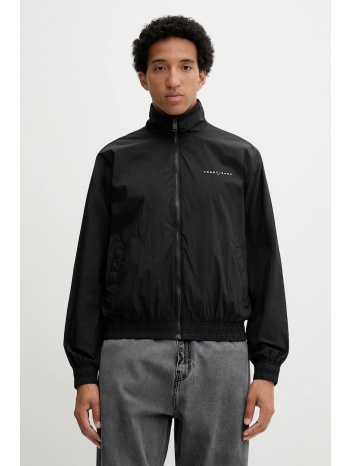 μπουφάν tommy jeans χρώμα μαύρο, dm0dm21667 κύριο υλικό