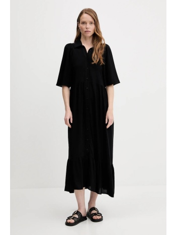 φόρεμα answear.lab χρώμα μαύρο 100% βισκόζη