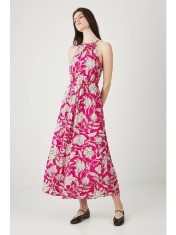 φόρεμα medicine χρώμα ροζ 100% βισκόζη πλύση σε μέγιστο