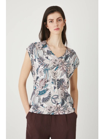 βαμβακερό μπλουζάκι medicine χρώμα μπεζ 100% βαμβάκι πλύση