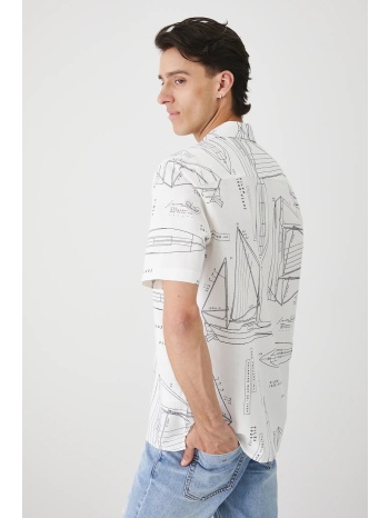 medicine ανδρικό, χρώμα άσπρο 75% λινό, 25% βαμβάκι πλύση