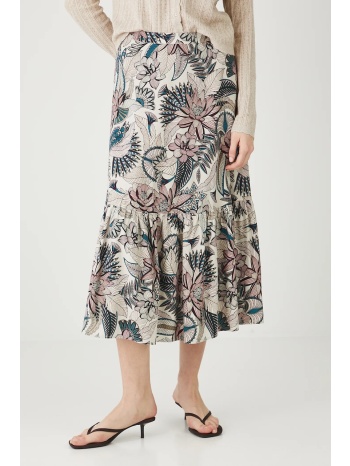 φούστα medicine χρώμα πολύχρωμο 85% βισκόζη, 15% λινό